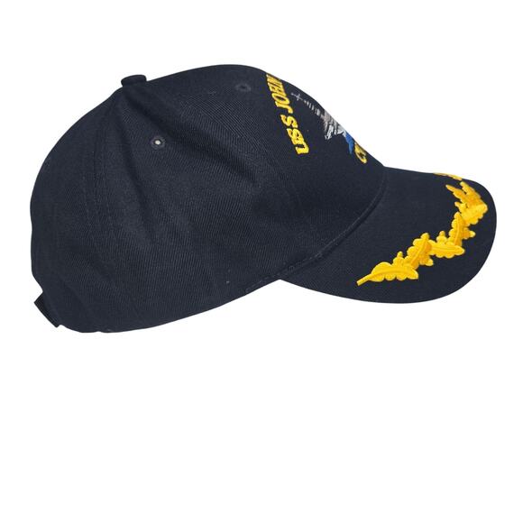USS John F Kennedy CVN 79 Hat Embroidered Scrambled Egg Navy Aircraft Carrier - Picture 4 of 7
